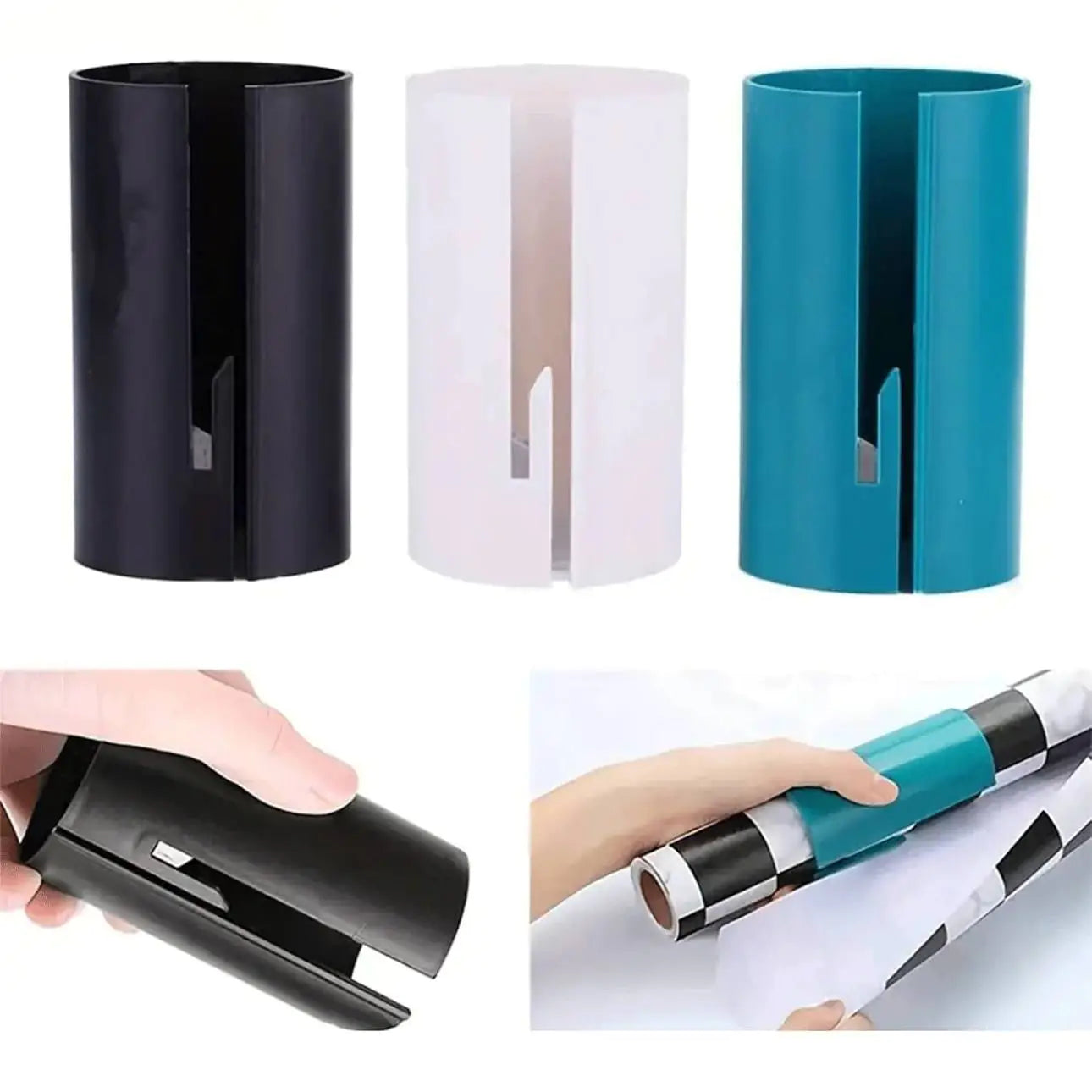 Gift Wrapping Paper Cutter, Sliding Wrapping Paper Cutter Tool Tube