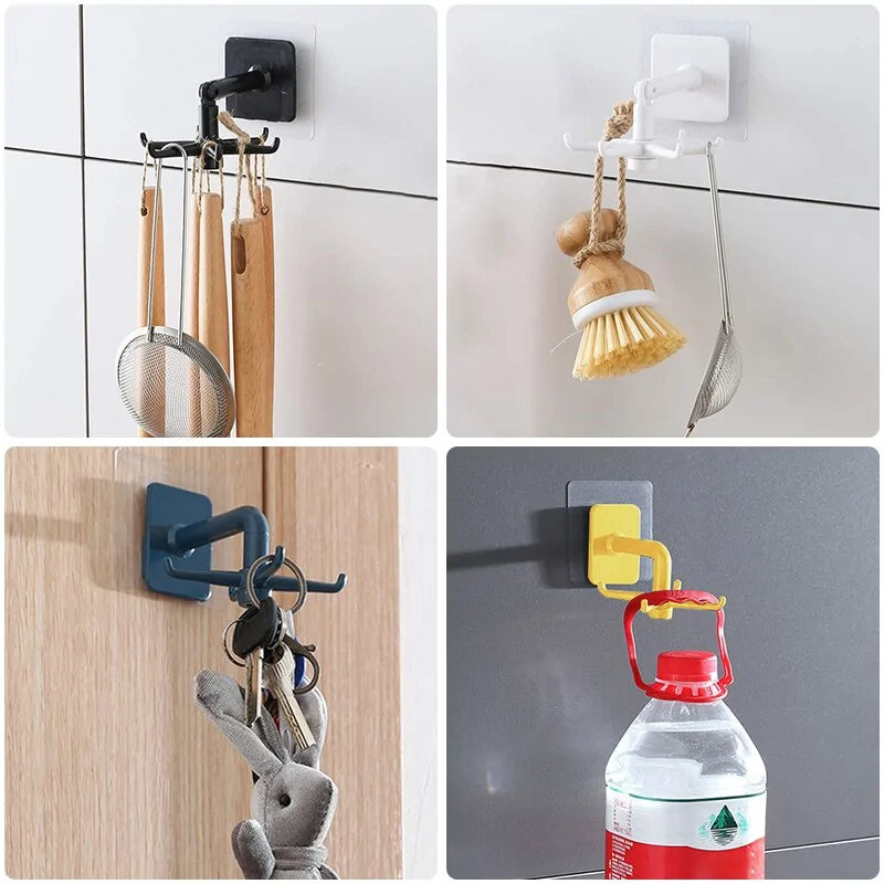 Kitchen Hook 360 Degrees Rotatable Organizer